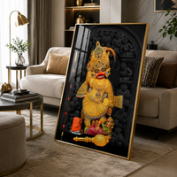 Divine Dwellings Vintage Luxury Crystal Square Wall Art